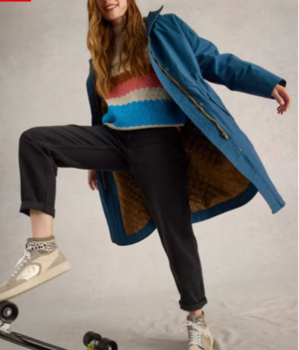 Teal Winnie Waterproof Coat