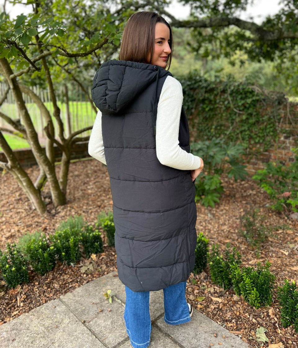 Reversible Longline Padded Gilet