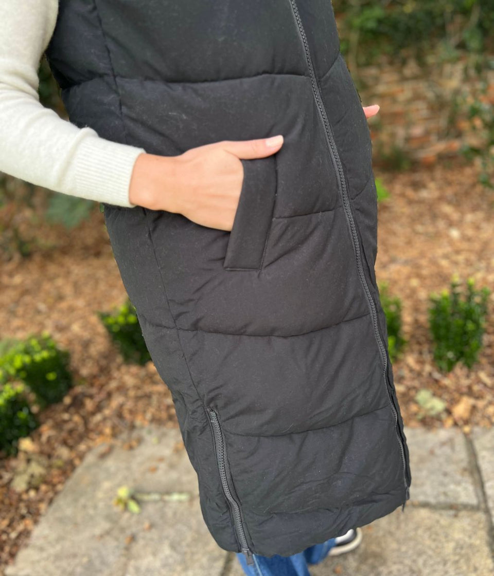 Reversible Longline Padded Gilet