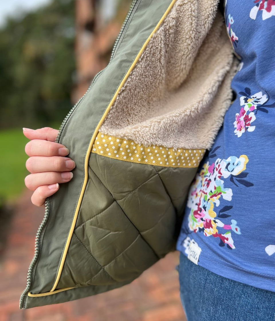 Lazy Jacks Khaki Snug Lined Coat
