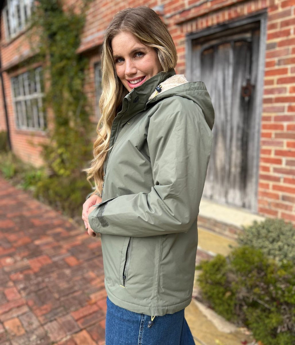 Lazy Jacks Khaki Snug Lined Coat