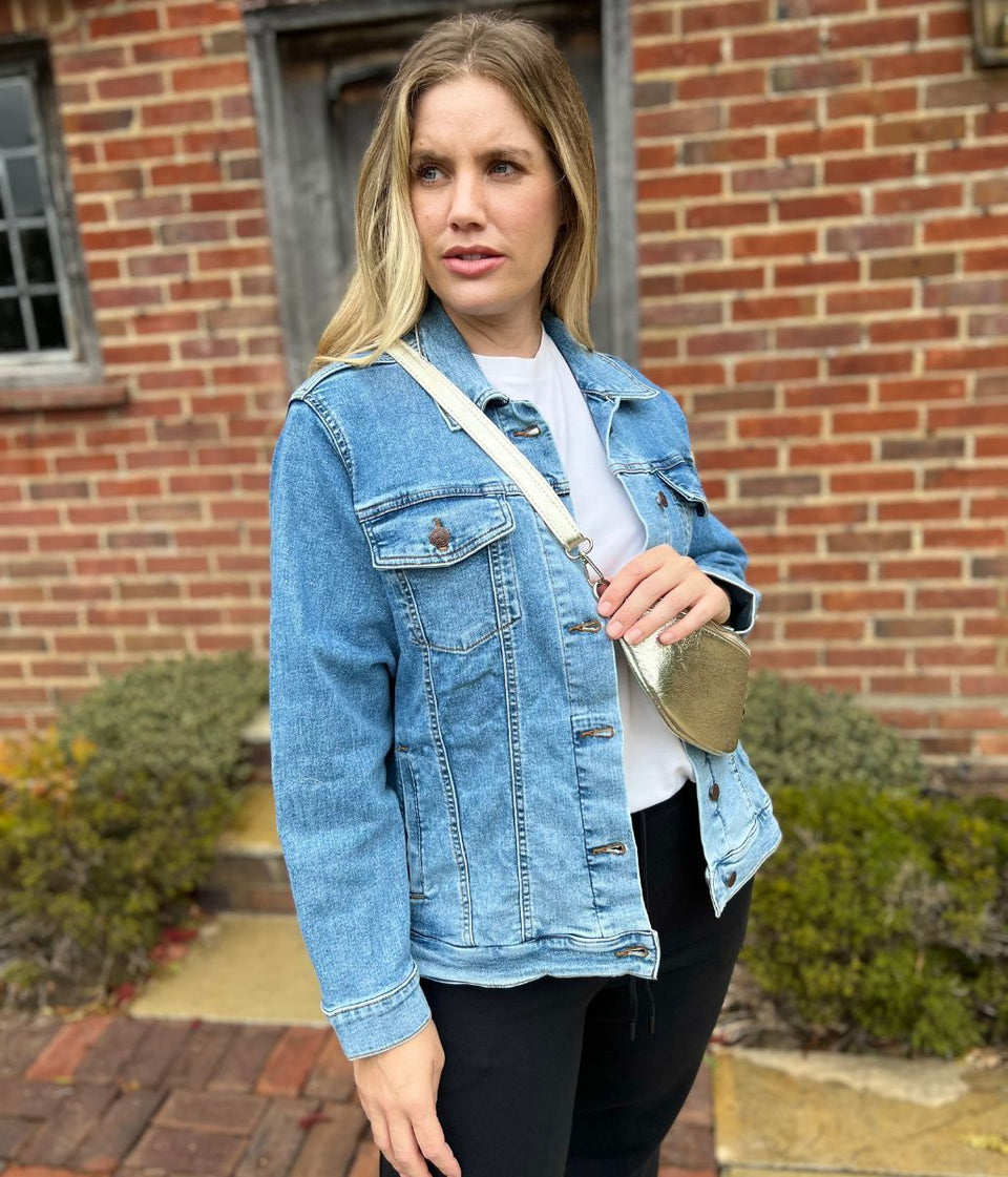 Light Blue Denim Trucker Jacket