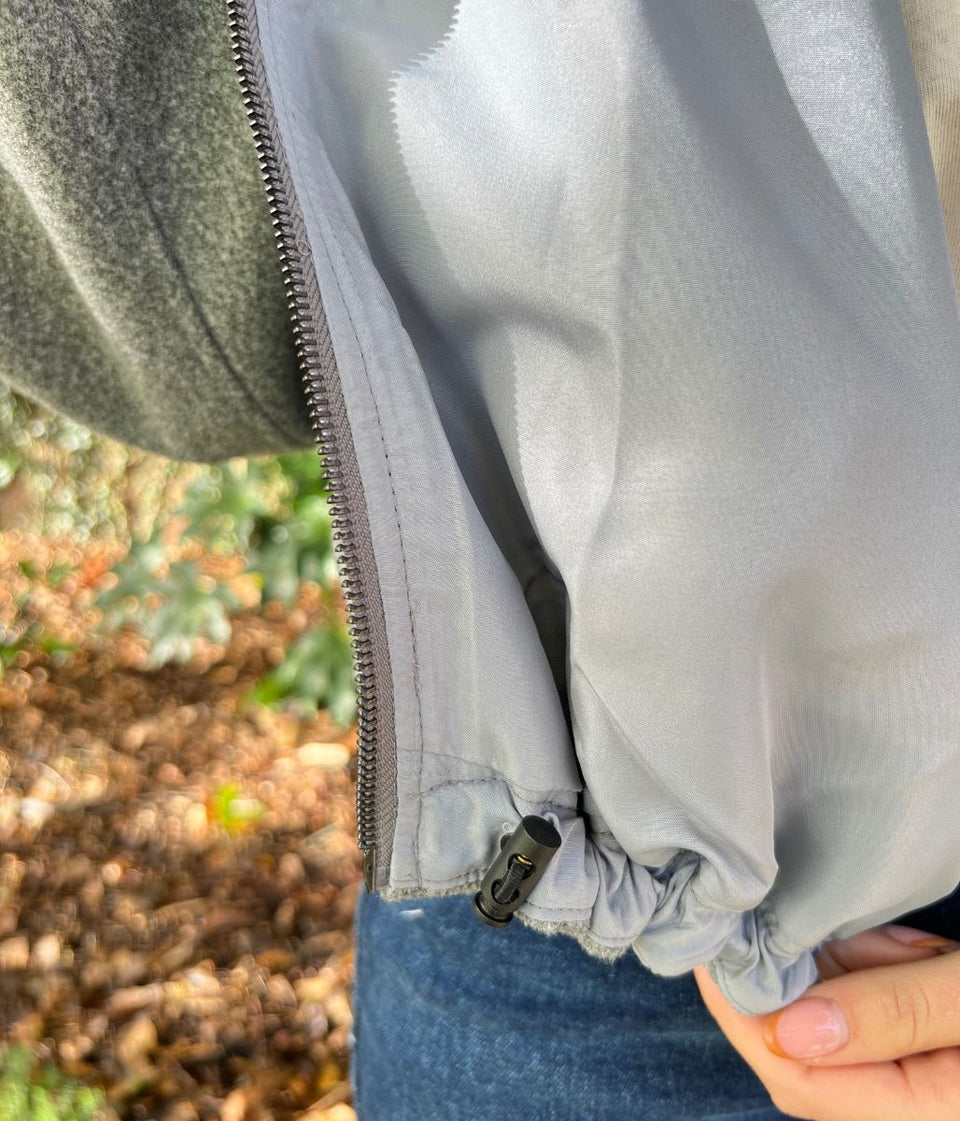 Grey Bomber Jacket