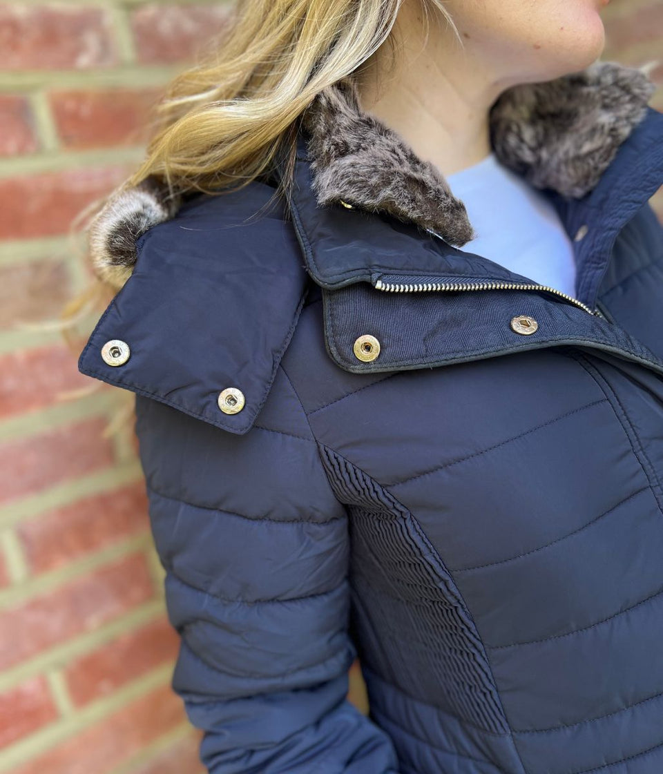 Navy Cherington Padded Coat