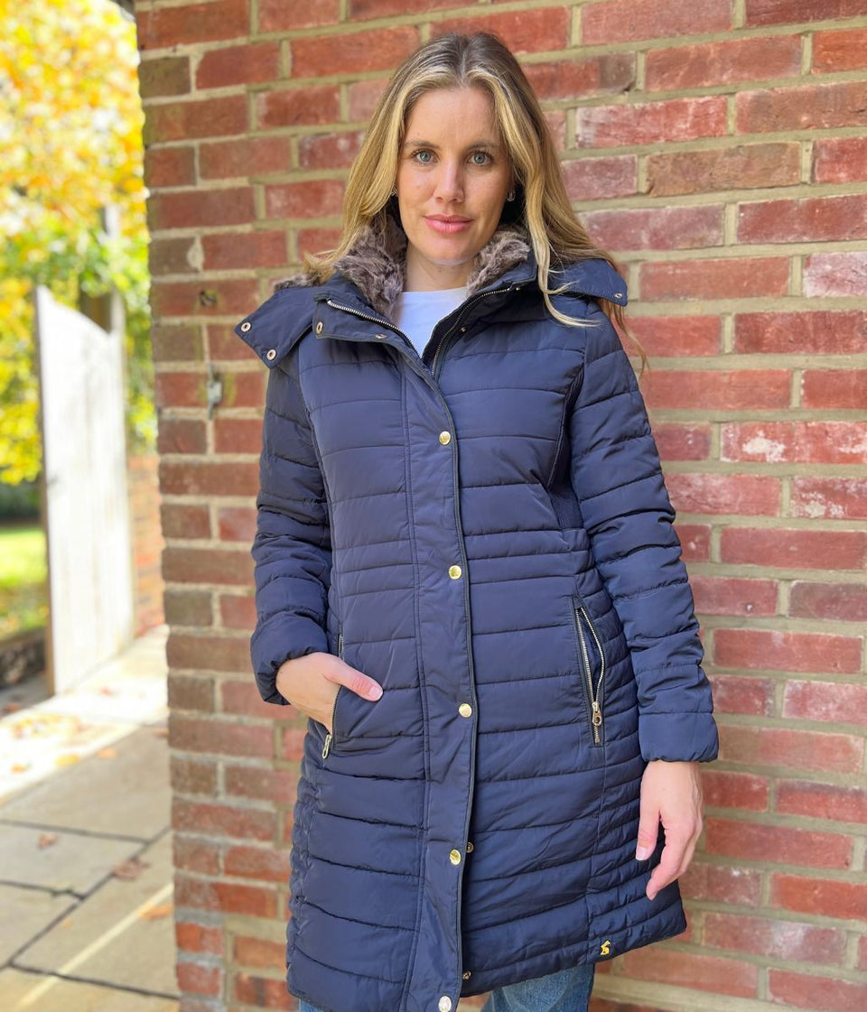 Navy Cherington Padded Coat