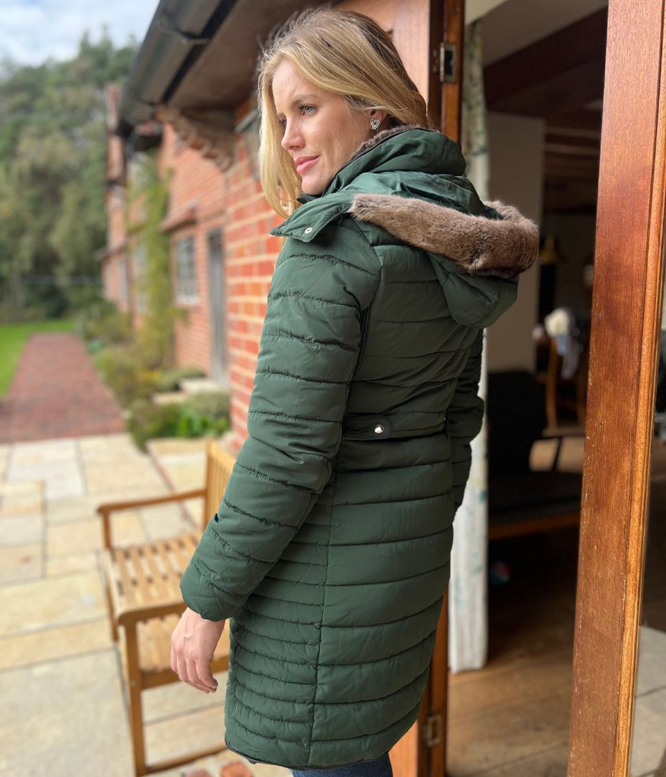 Green Cherington Padded Coat