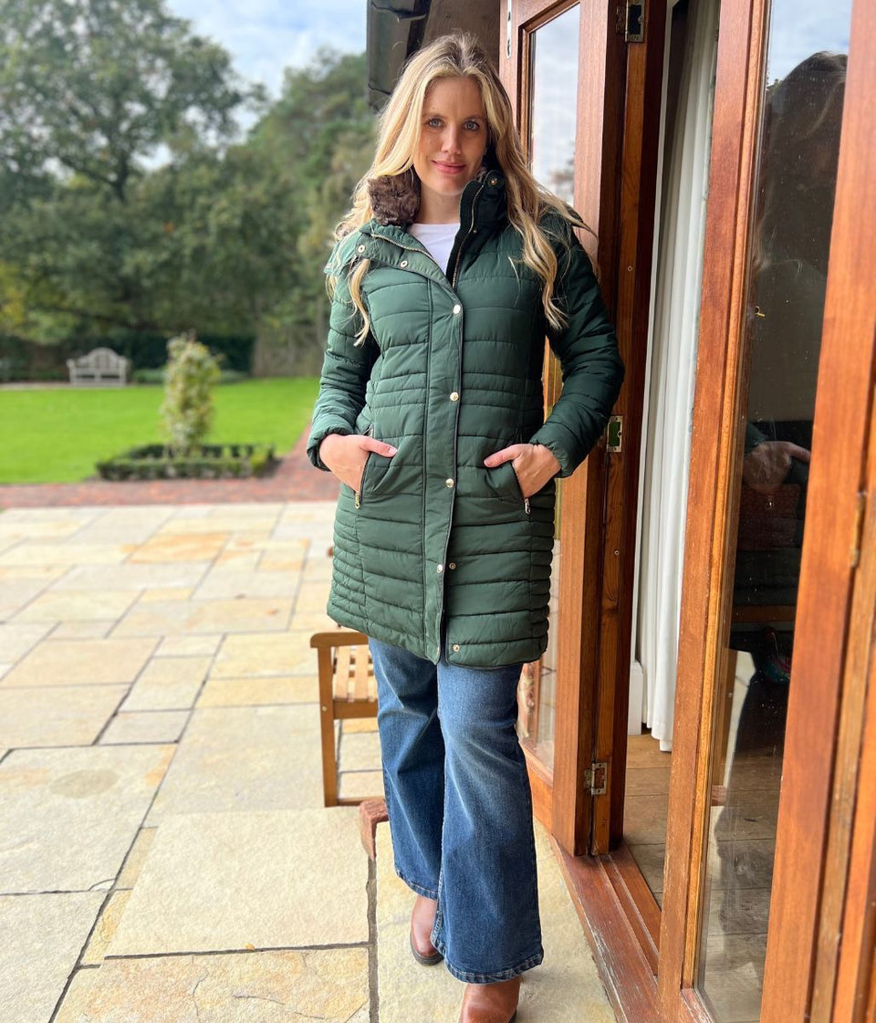 Green Cherington Padded Coat