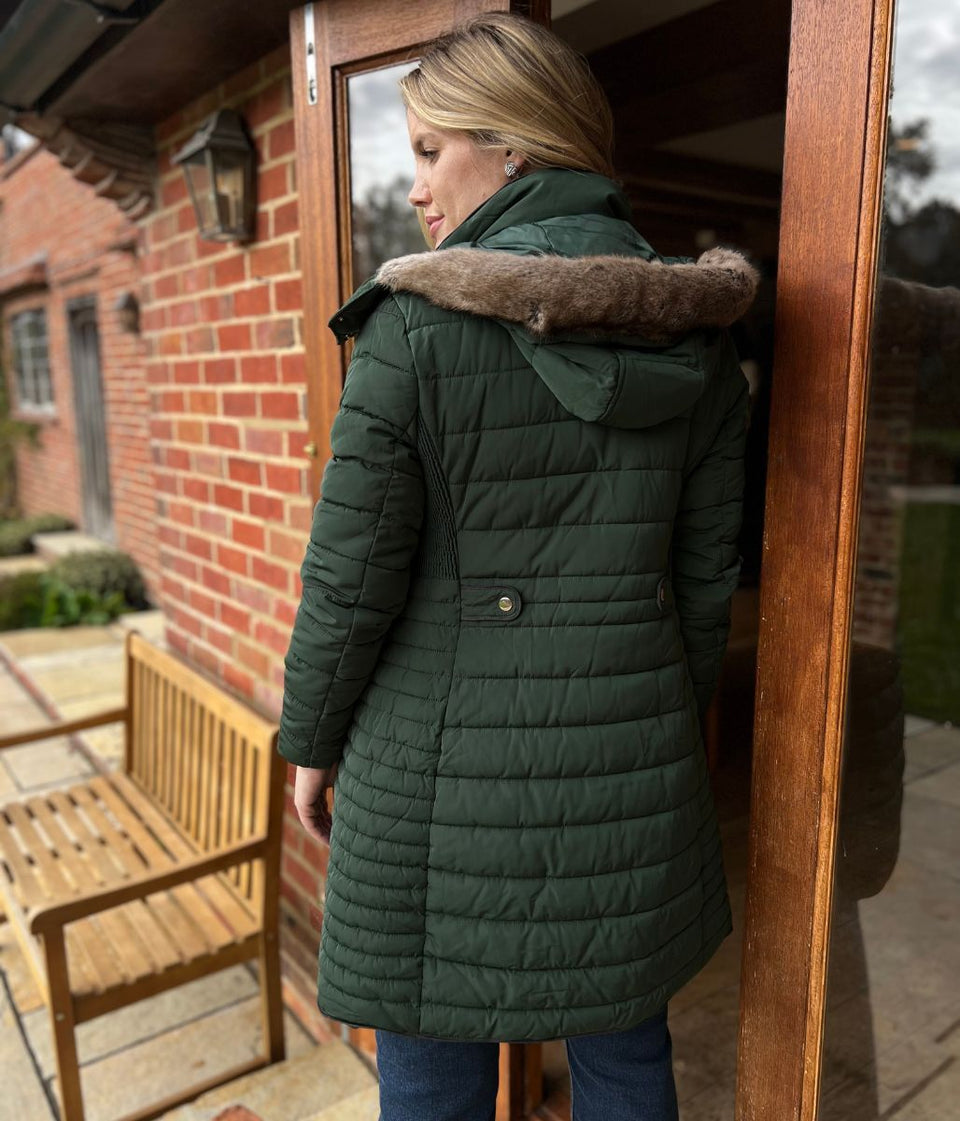Green Cherington Padded Coat
