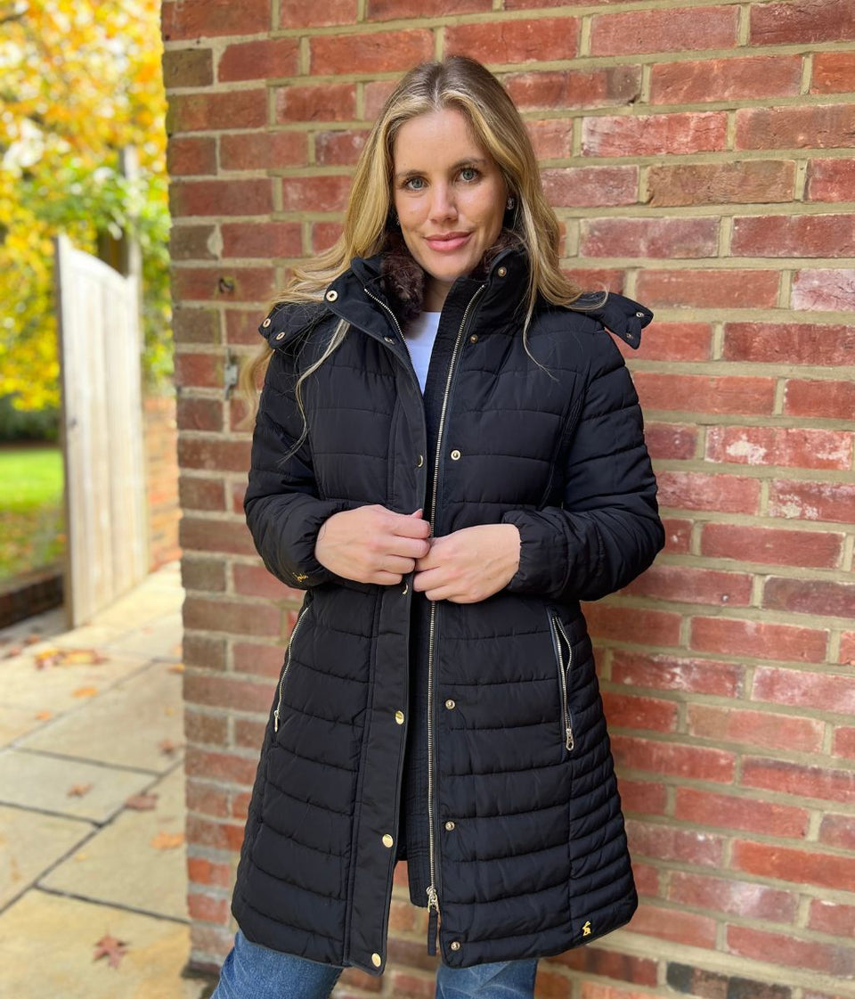 Black Cherington Padded Coat