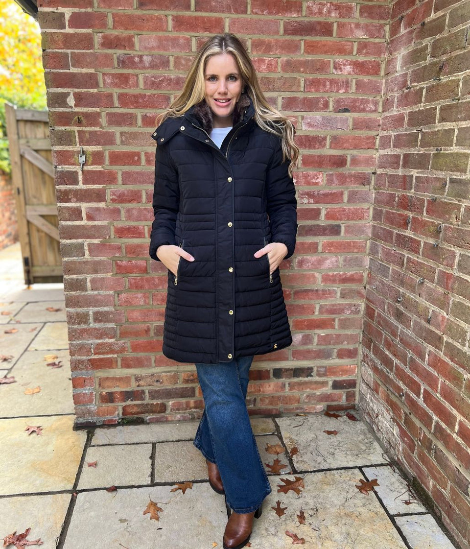 Black Cherington Padded Coat