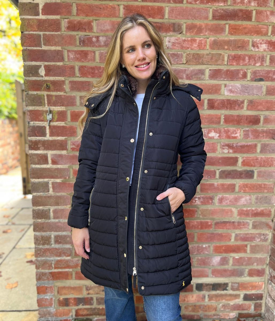 Black Cherington Padded Coat