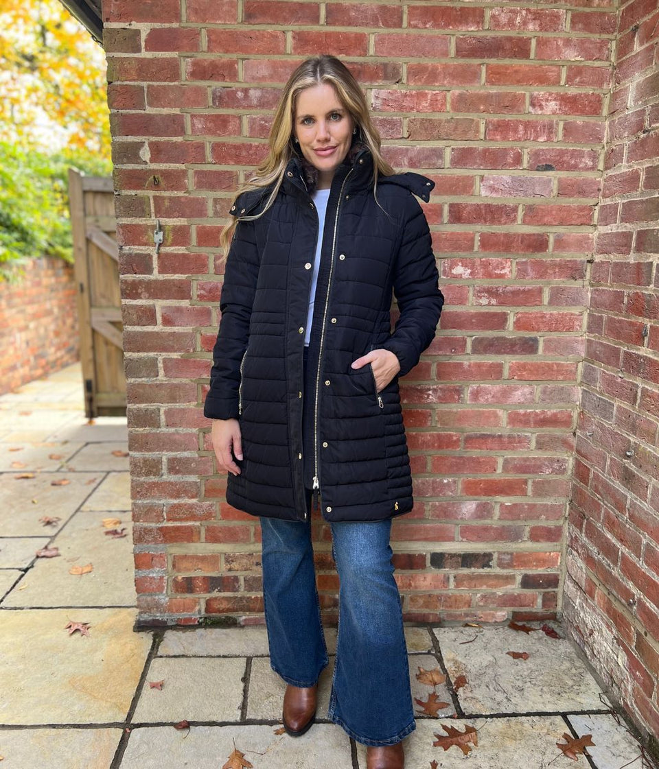 Black Cherington Padded Coat