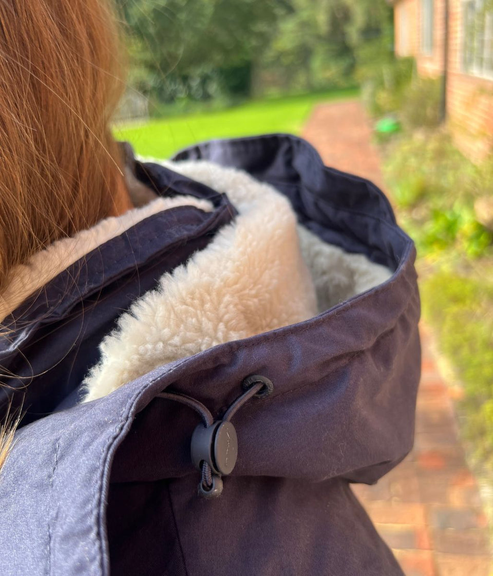 Navy Loxley Waterproof Coat