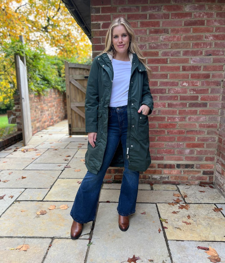 Green Loxley Waterproof Coat