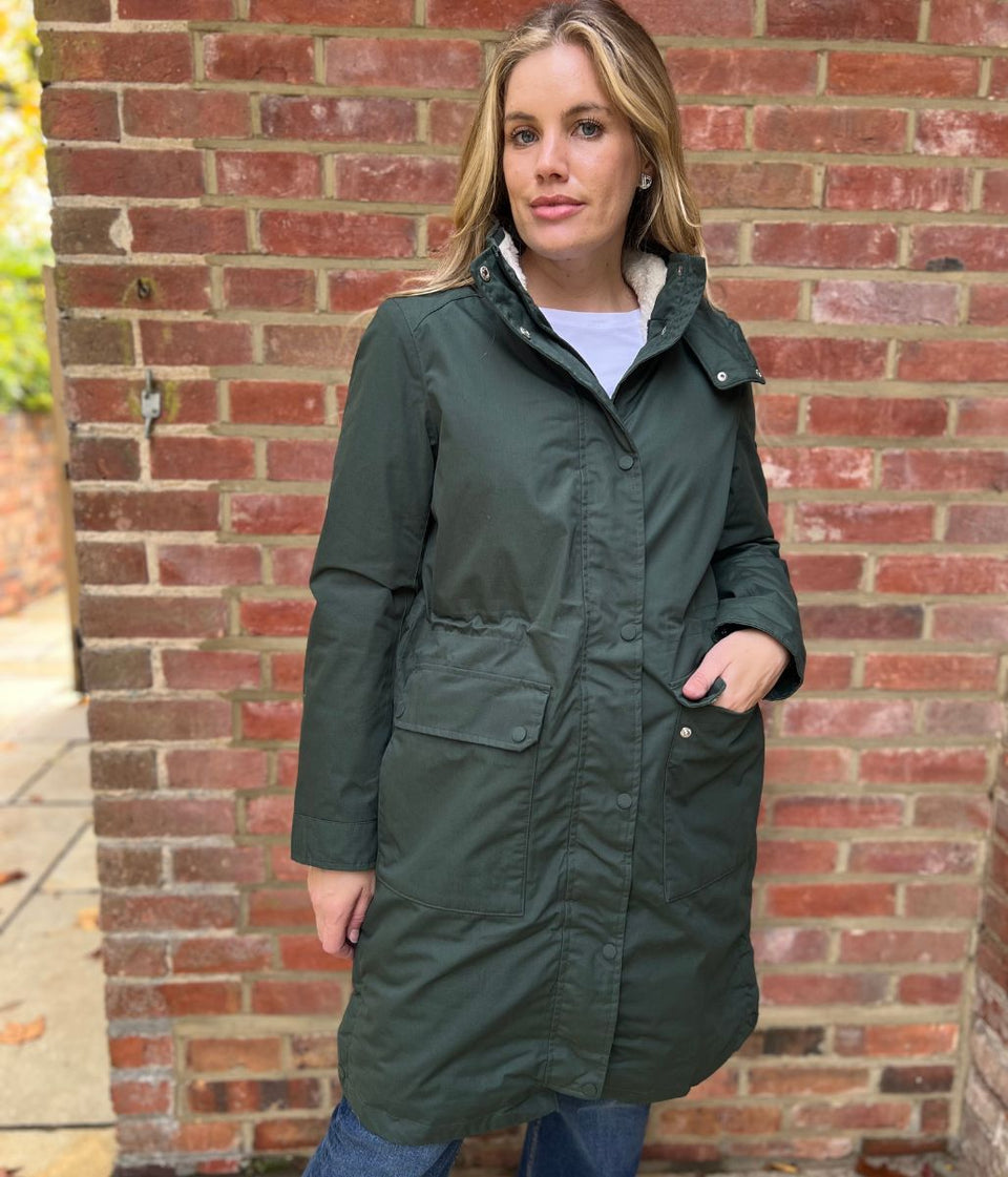 Green Loxley Waterproof Coat