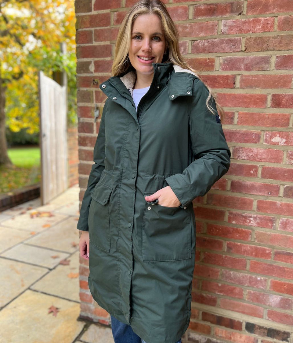 Green Loxley Waterproof Coat
