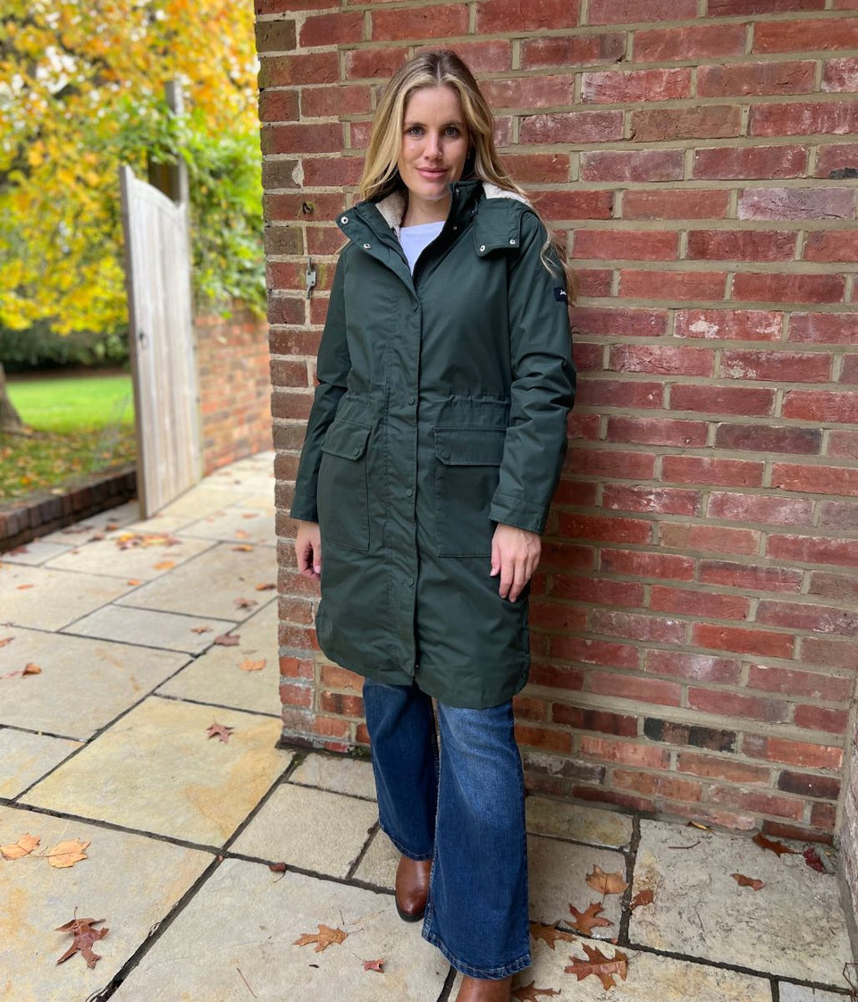 Green Loxley Waterproof Coat