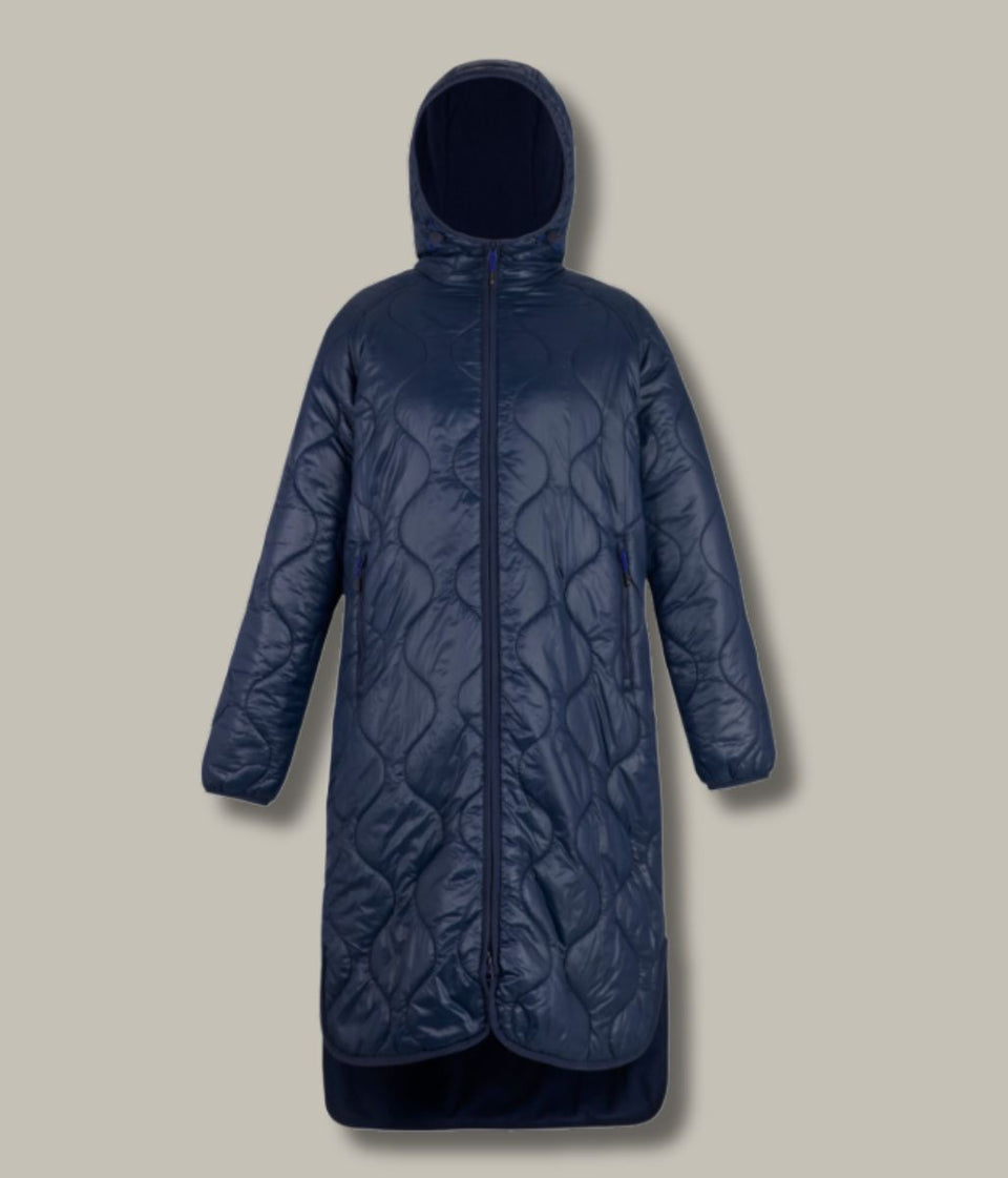 Navy Triea Quilted Jacket