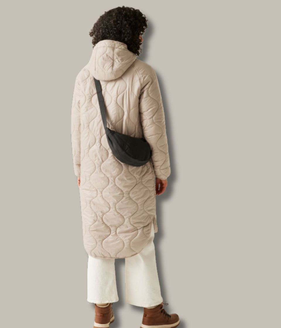 Taupe Triea Quilted Jacket