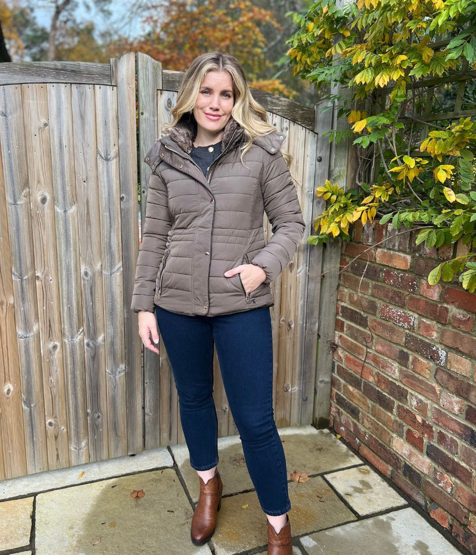 Chocolate Gosway Quilted Jacket - Seconds