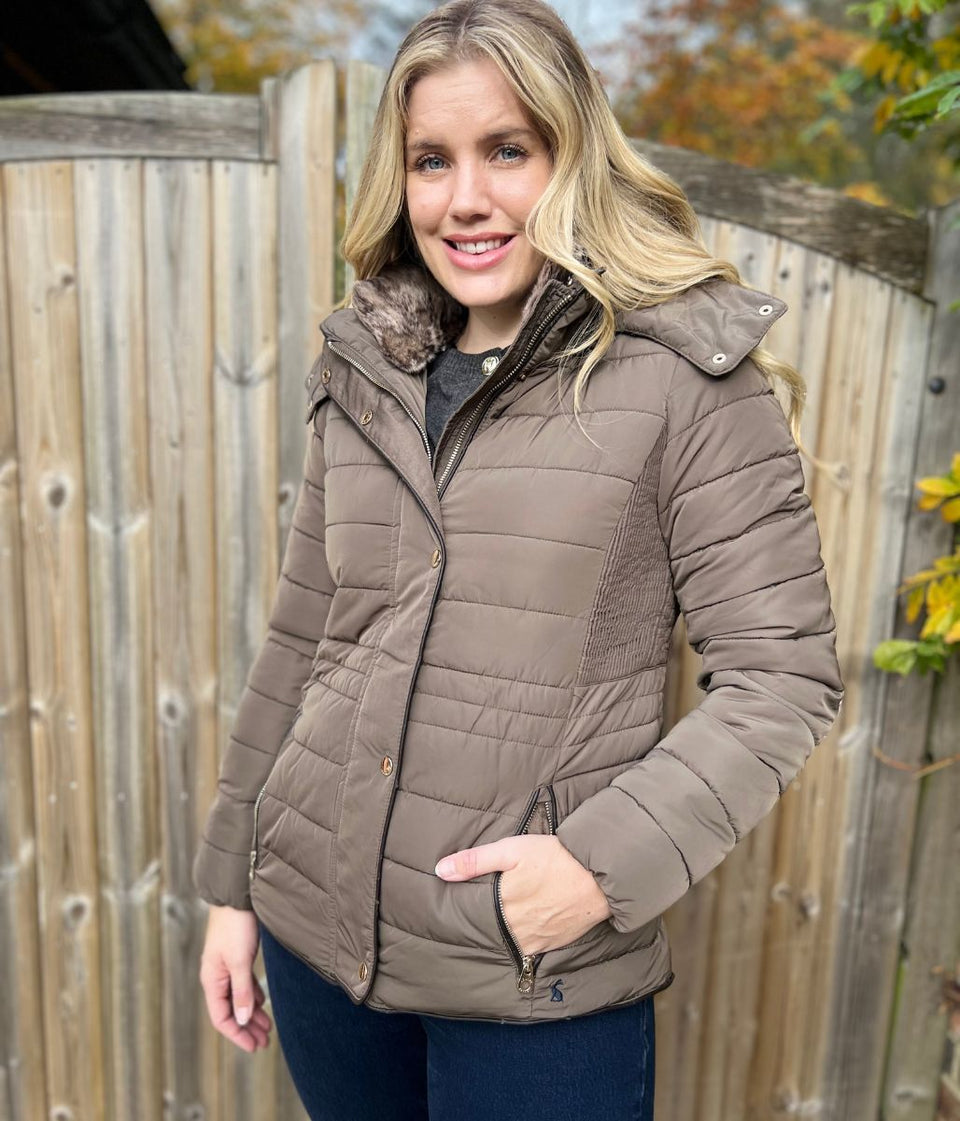 Chocolate Gosway Quilted Jacket - Seconds