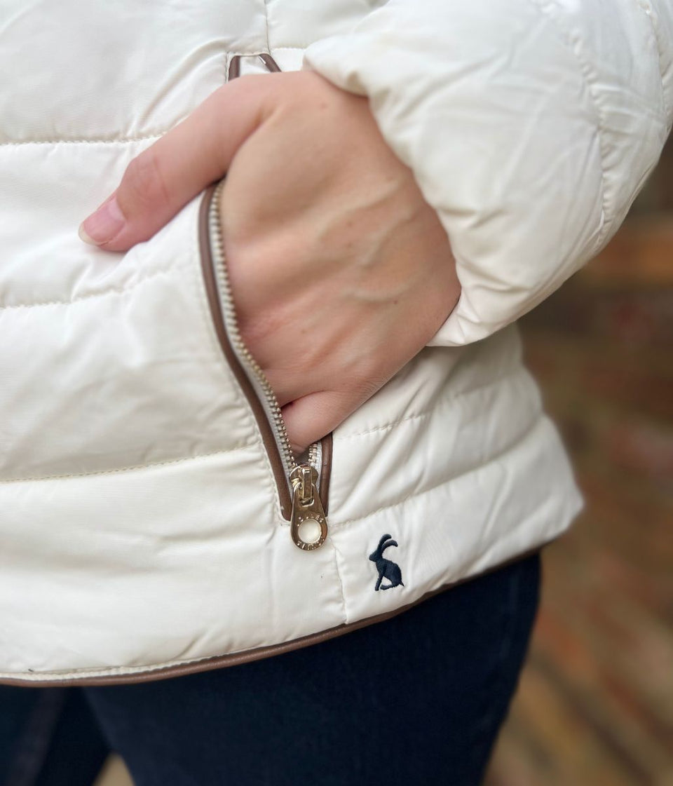 Winter White Gosway Quilted Jacket - Seconds