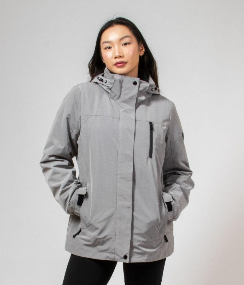 CK Grey 3 in 1 Water Resistant Coat