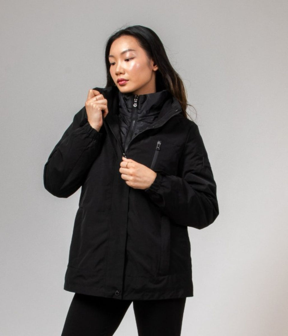CK Black 3 in 1 Water Resistant Coat