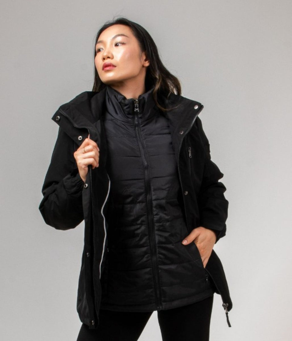 CK Black 3 in 1 Water Resistant Coat
