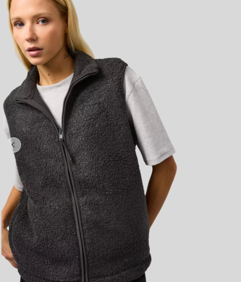 Grey Borg Fleece Gilet