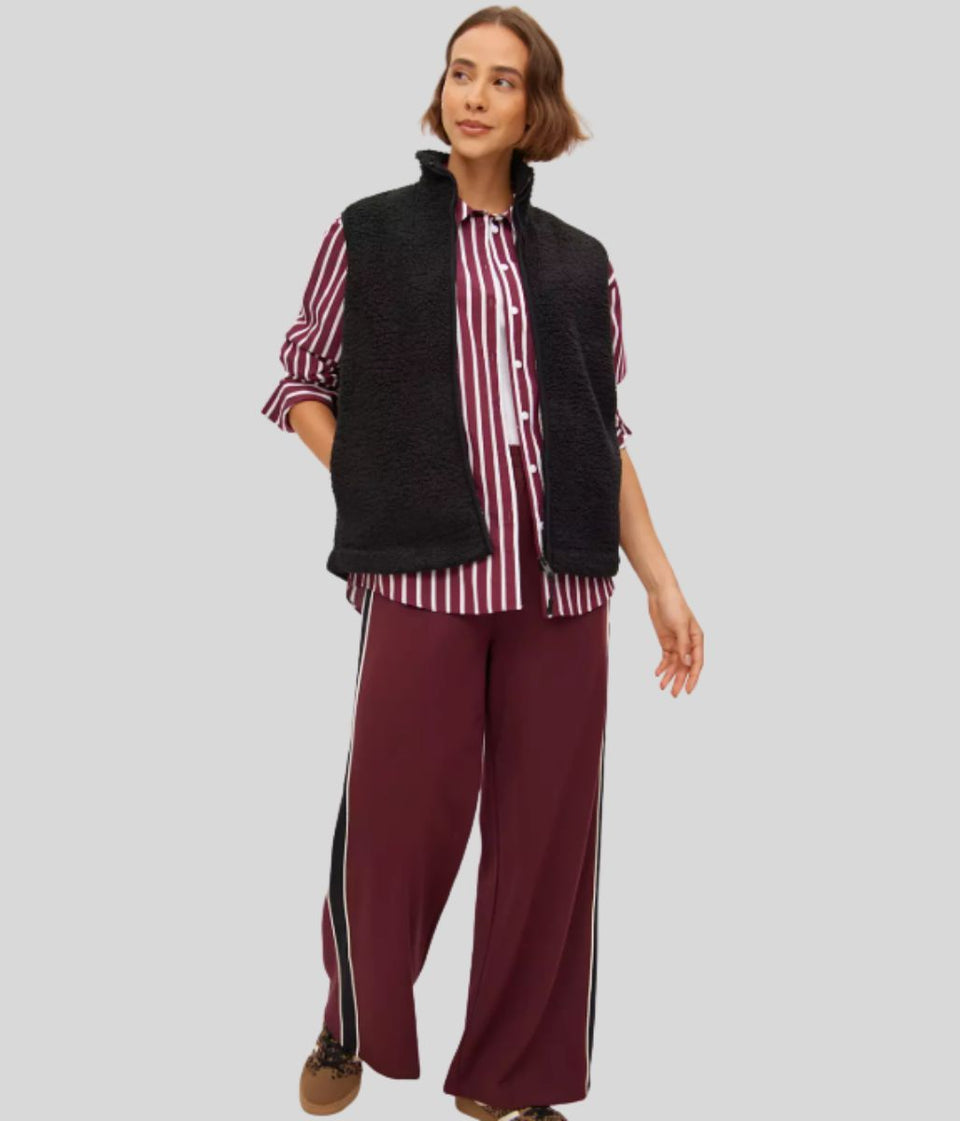 Black Borg Fleece Gilet