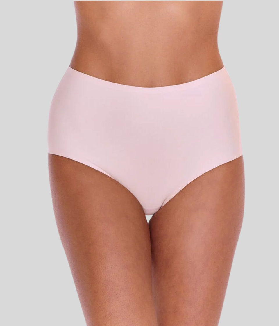 Pink Laser Cut Full Briefs