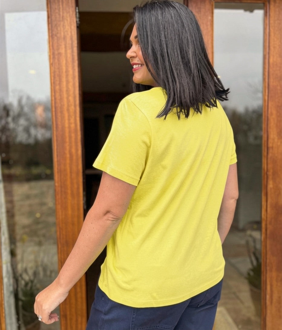 Yellow Essential Cotton Tee