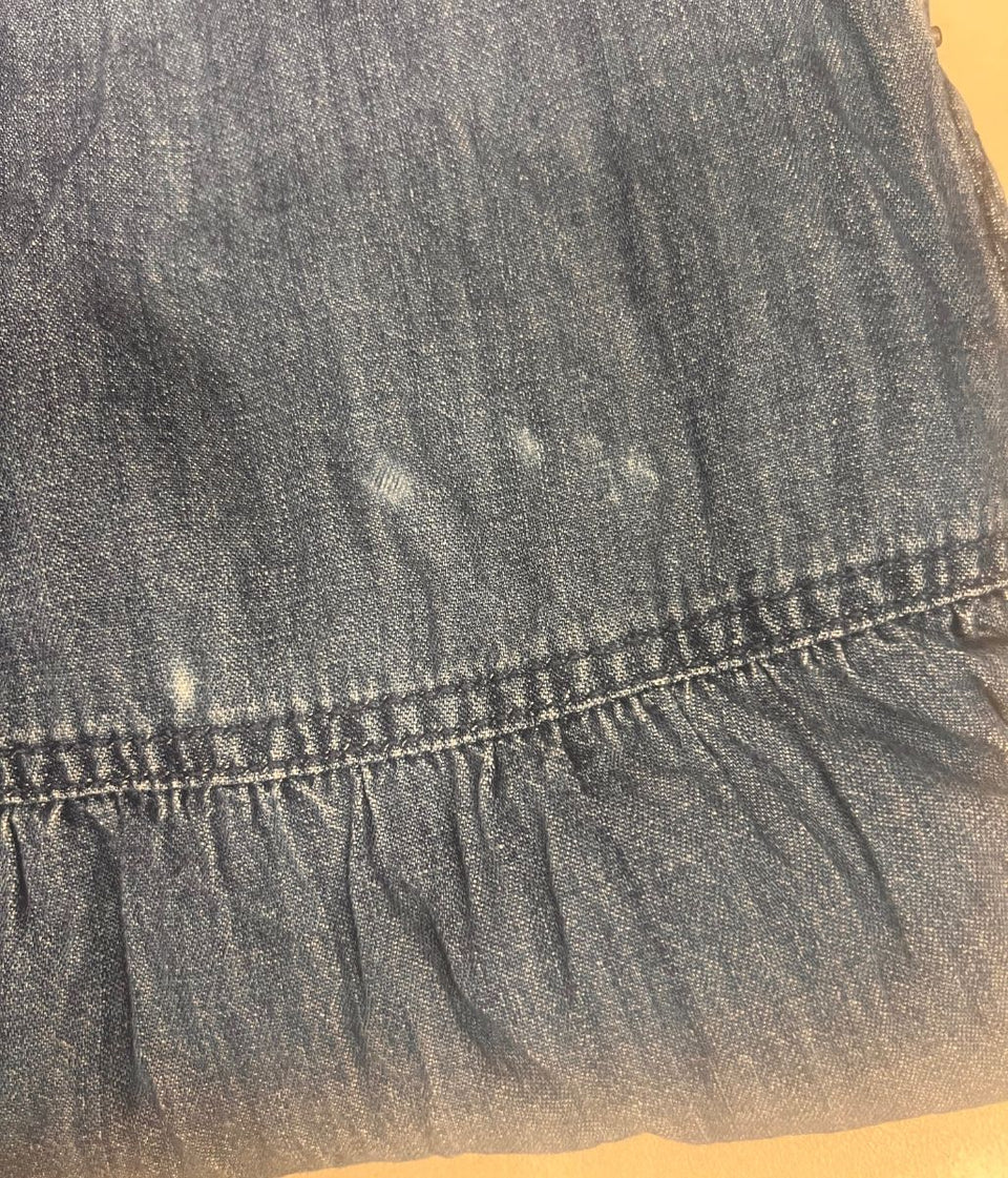 Denim Tiered Midi Skirt - Seconds