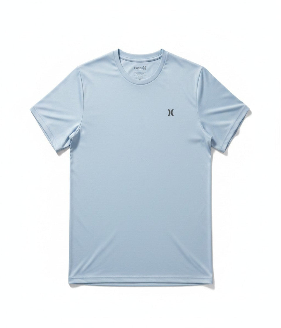Mens Light Blue Hurley Gym Fitness Top