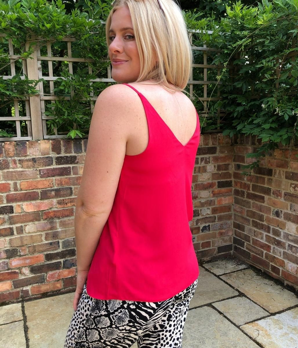 Raspberry Cami Top