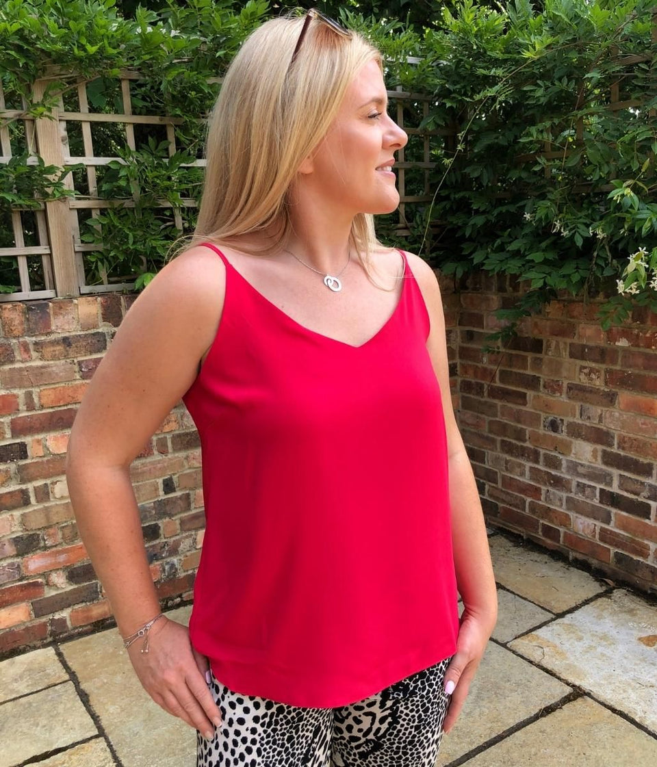 Raspberry Cami Top