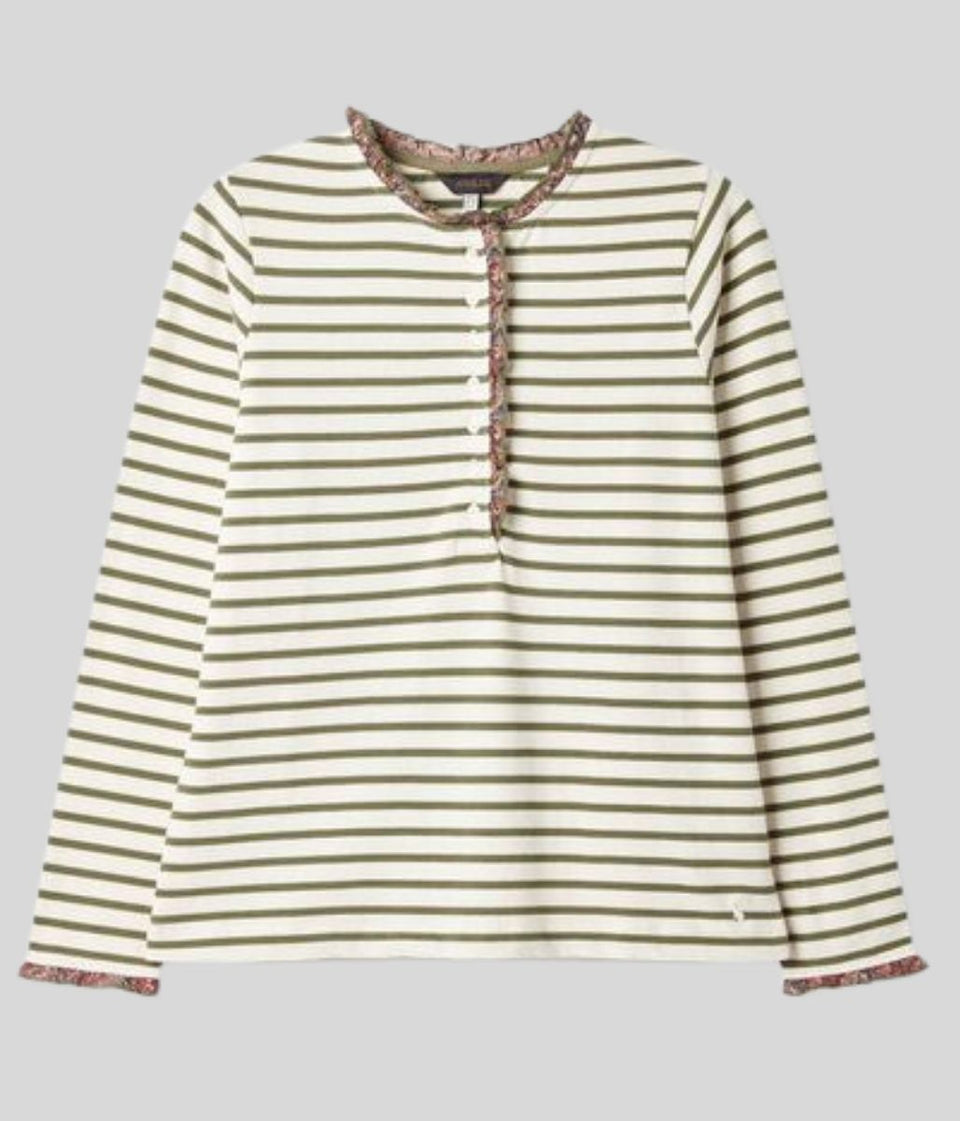 Olive Daphne Striped Top