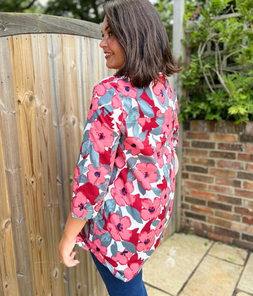 Pink Bloom Aventurier Cotton Tunic