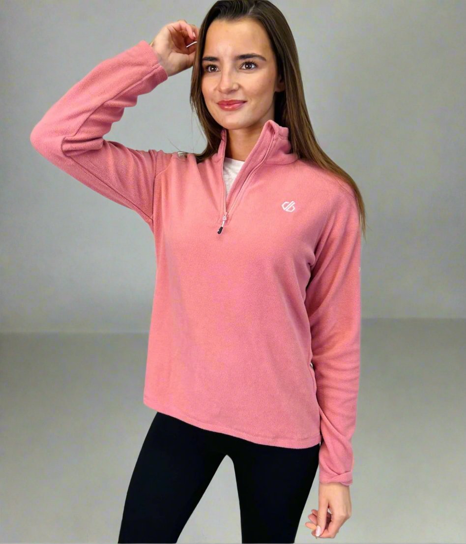 rose pink fleece tops