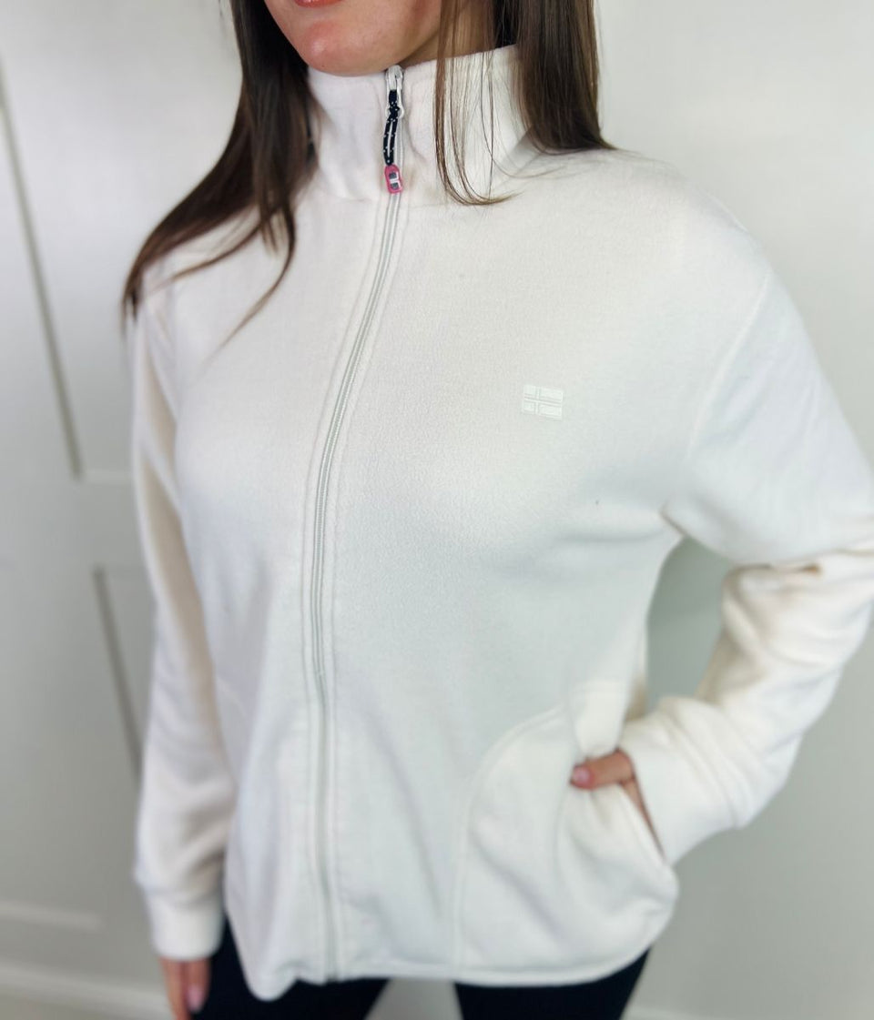 Ivory Polar Fleece Jacket