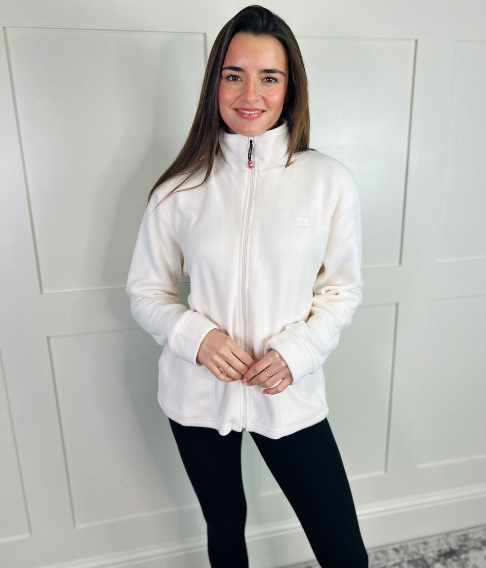 Ivory Polar Fleece Jacket