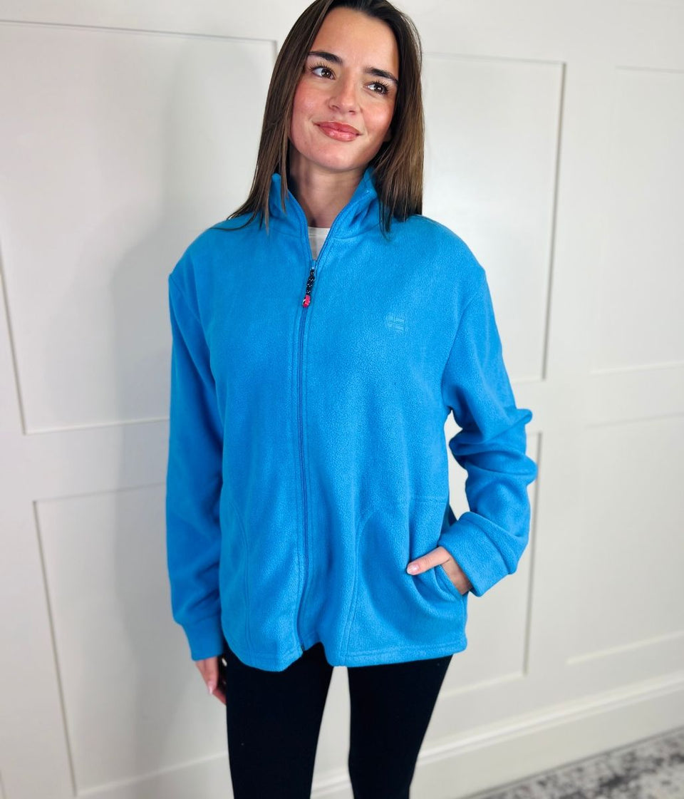 Blue Polar Fleece Jacket