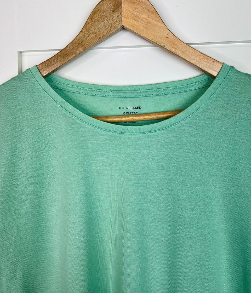 Green Relaxed Short Sleeve Tee