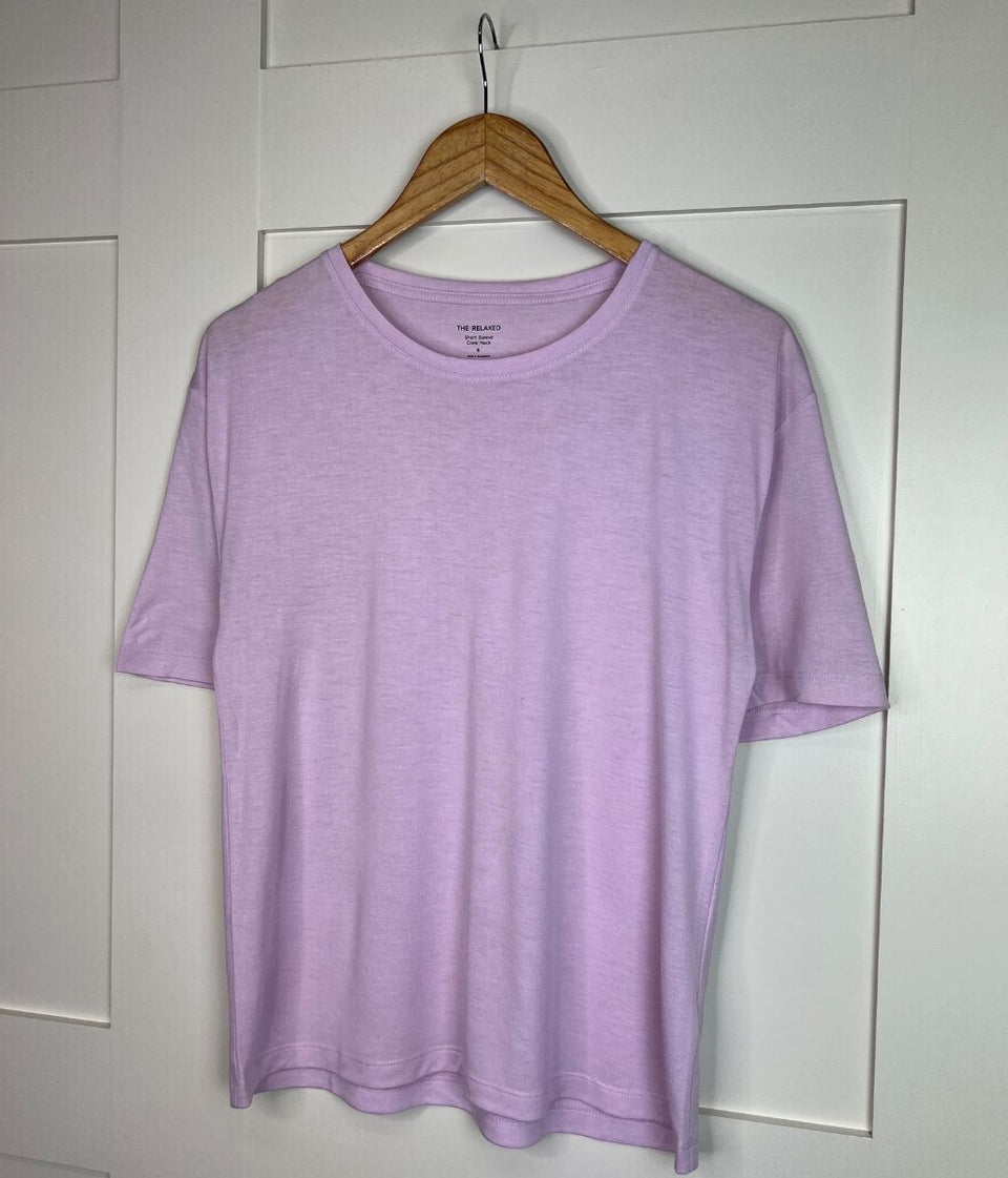 Pink Relaxed Short Sleeve Tee