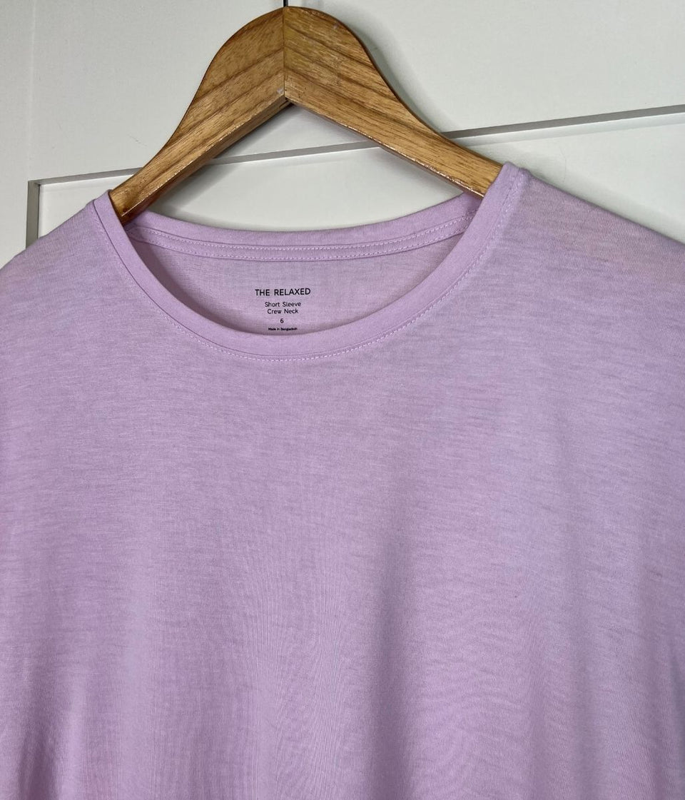 Pink Relaxed Short Sleeve Tee