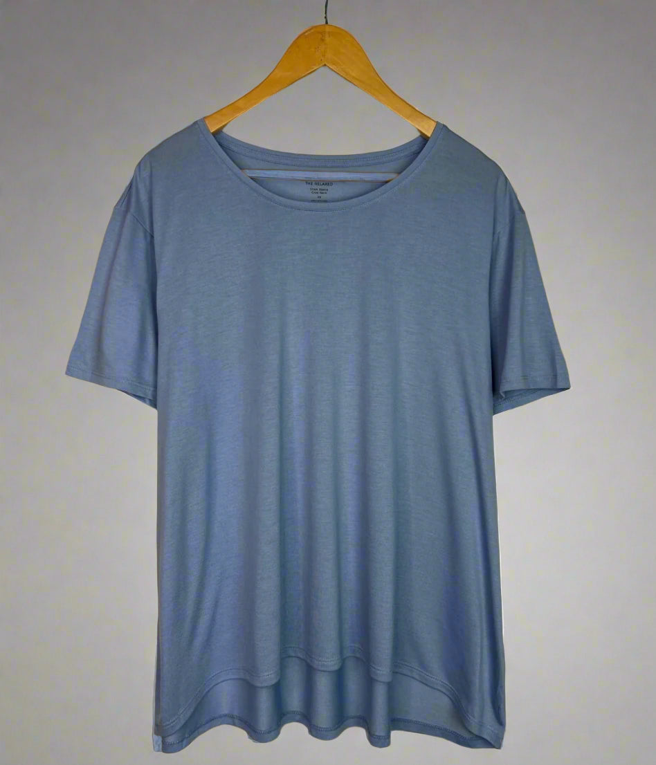 Light Blue Relaxed Short Sleeve Tee