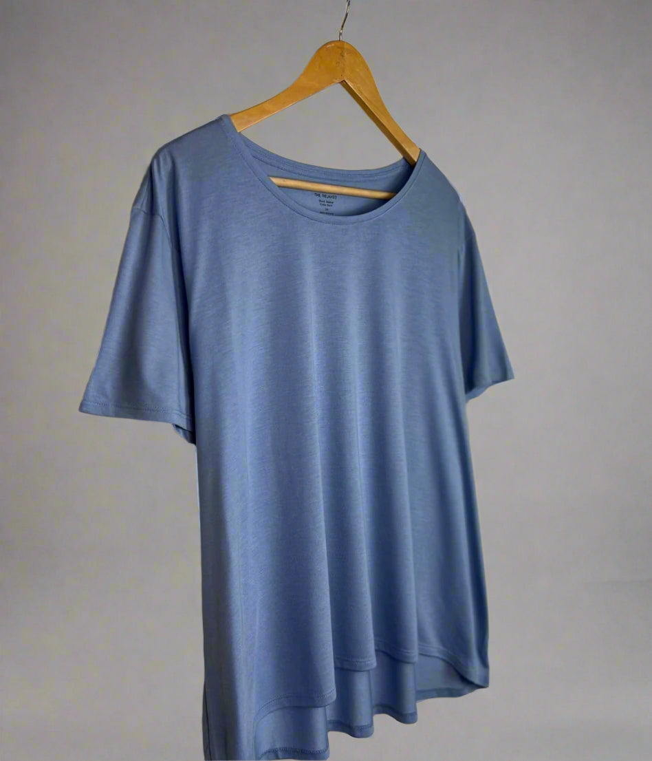 Light Blue Relaxed Short Sleeve Tee