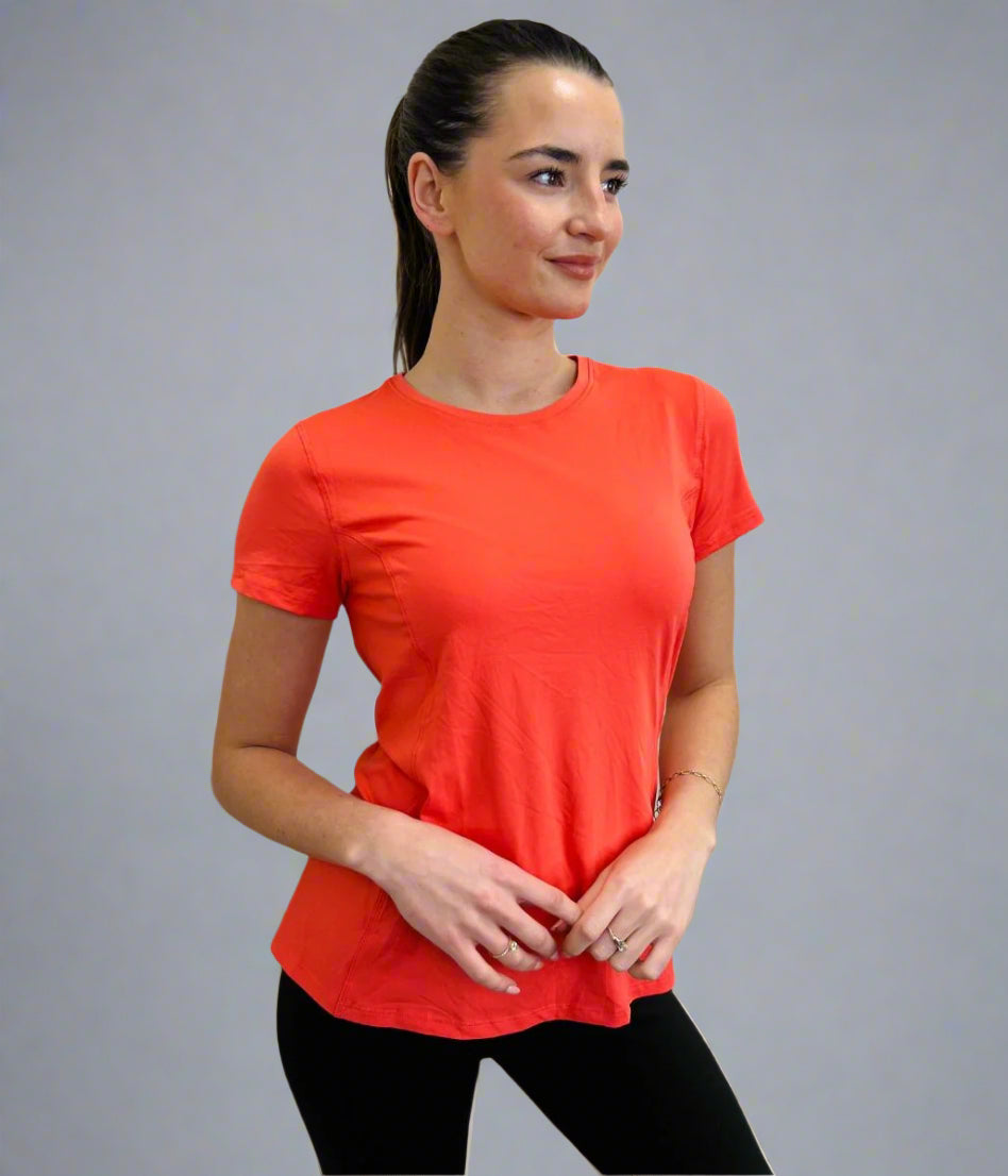 Coral Short Sleeve Good Move Active Top