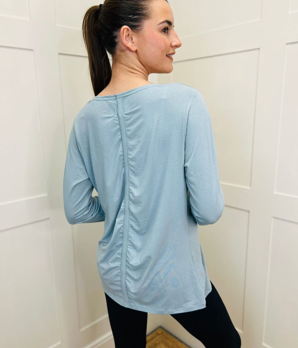 Sage Long Sleeve Good Move Active Top